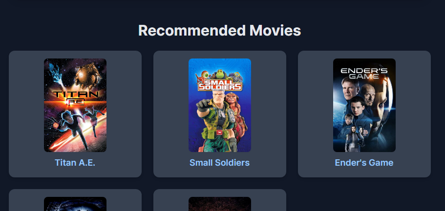 Movie Recommender System
